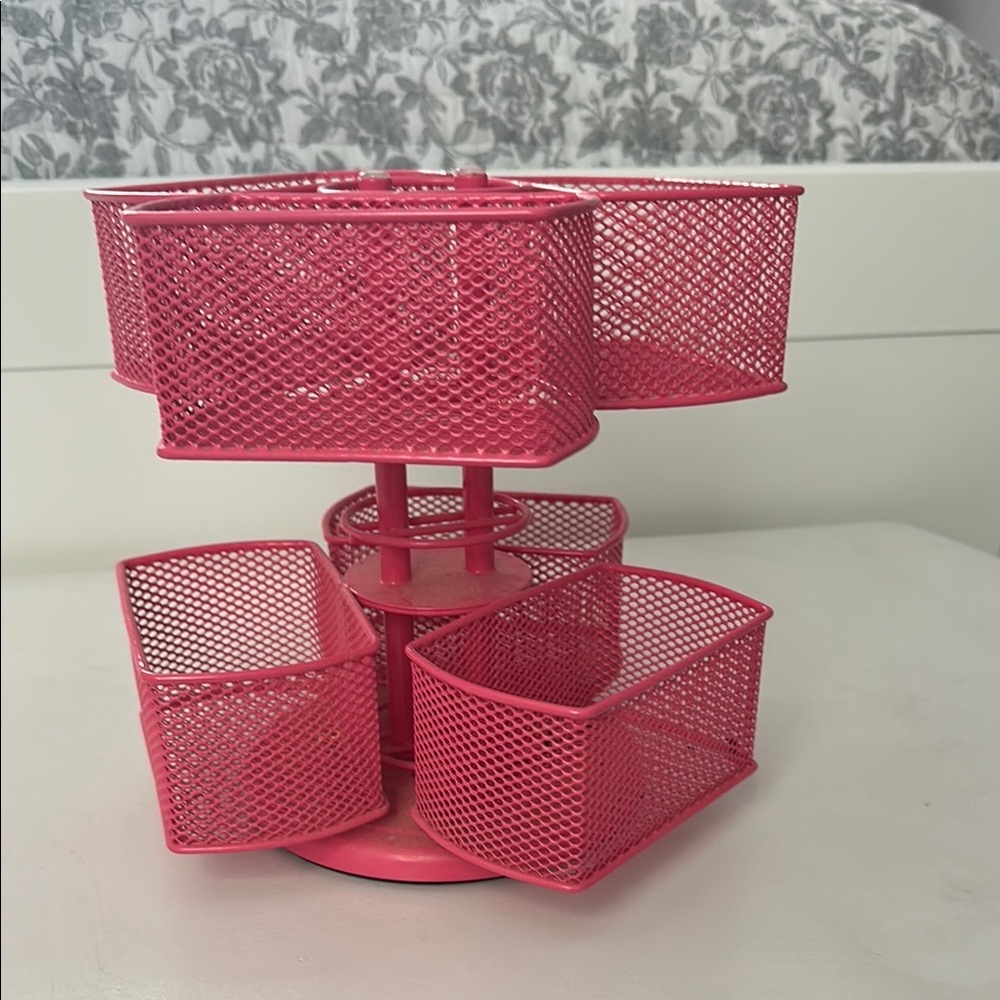 Pink Rotating Organizer